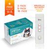 Brucellosis Testing Kit for Dog at-home Brucella Canis Canine Complete Rapid Test Blood Serum Plasma How to Use Get Low Cost Much Quick No Lab A-Pet-Care One Step Nearby Near Me Instant Results Positive Negative Symptoms Affordable Use Check Snap Best Strip Cassette BCL 2 5 10-Pack