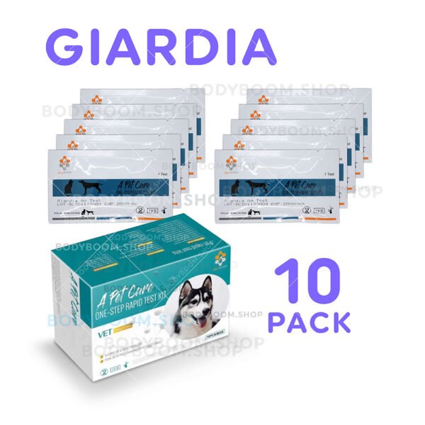 Giardia Test for Dog Rapid Canine Kit Feline Cat Giardiasis Antigen Ag at-Home testing Feces Fecal Positive Negative A-Pet-Care One Step Quick instant Results Best Low Cost Near Me Nearby No Lab is serum plasma blood secretion to Use Get check complete How Much where I you can Box Snap first early symptoms signs Affordable strip Buy do they LFIA kitten lateral flow cheap free fast vet veterinarian instructions accurate detection witness Petco Petsmart Amazon bionote bio note insenvo 10-pack