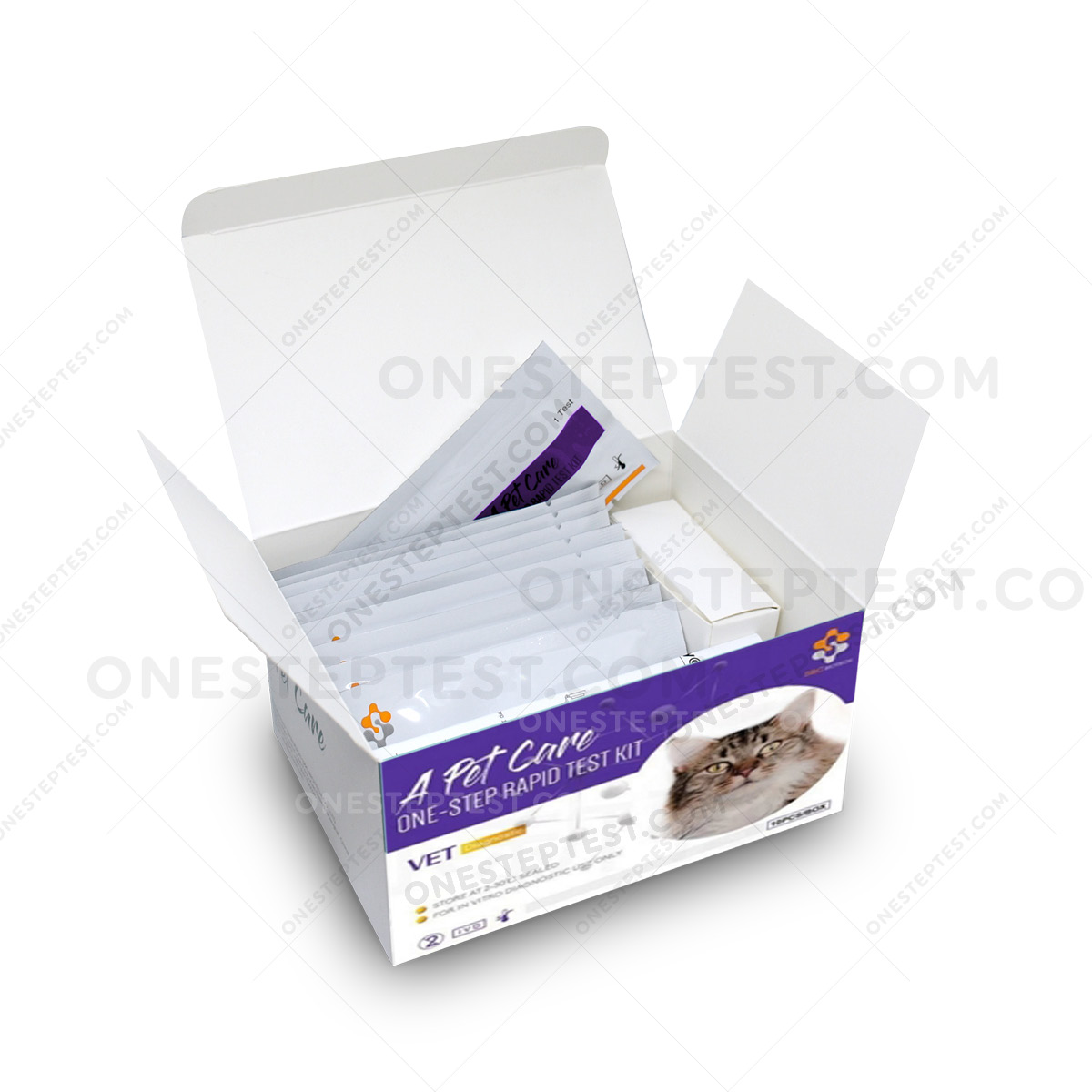 A-PET-CARE one step lateral flow testing kit rapid at-home canine test for cats and dogs bulk wholesale