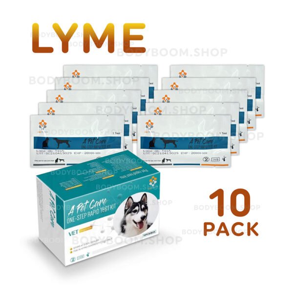 LymeLyme Disease Test Kit for Dog Borreliosis at-home Heart Worm Canine Borrelia Burgdorferi Complete Rapid Testing Blood Serum Plasma Where How to Use Get Low Cost Much Quick No Lab A-Pet-Care One Step Nearby Near Me Instant Results Positive Negative Symptoms Signs Affordable Use Check Snap Best Strip Cassette Antibody 10-Pack
