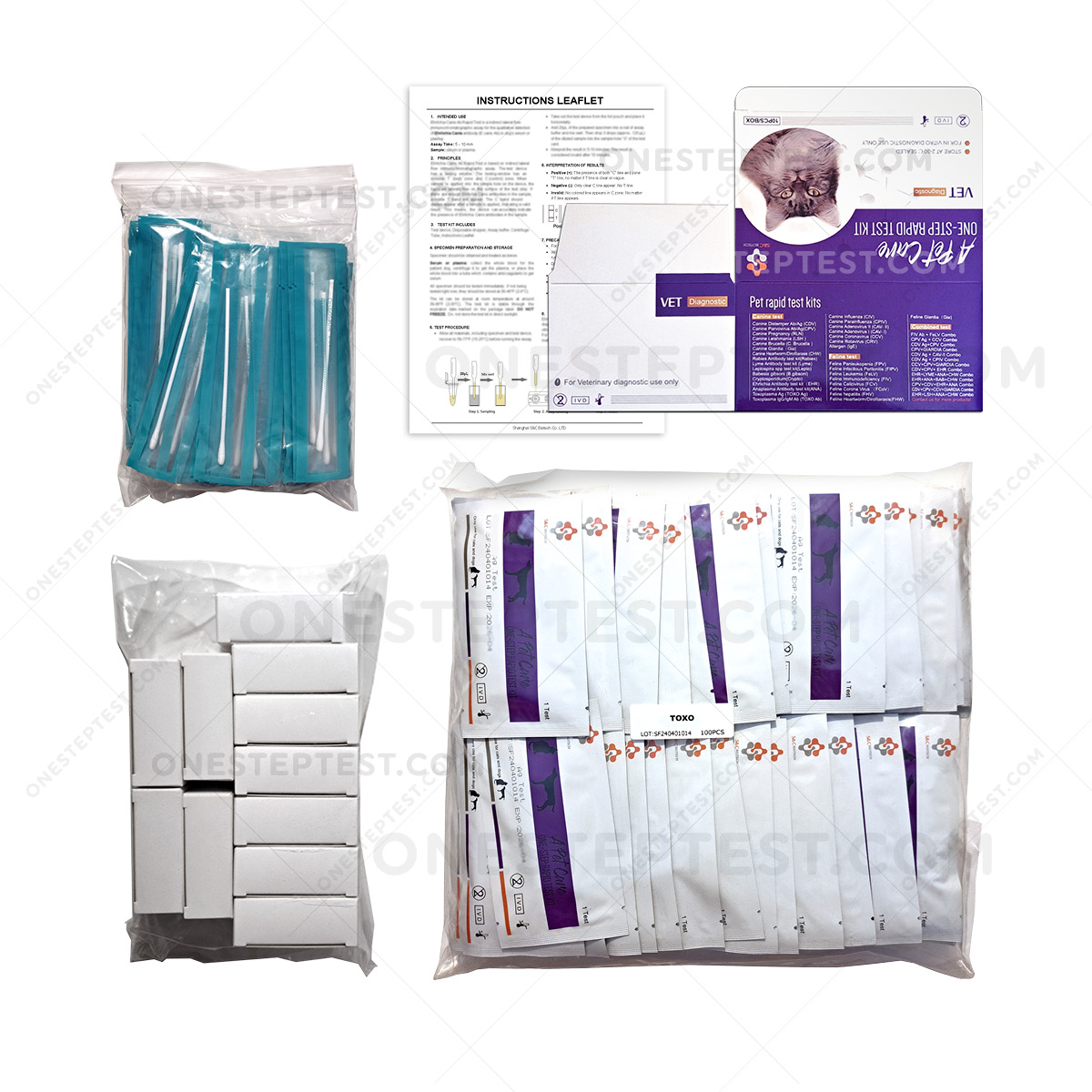 Toxoplasma test for cat and dog Toxoplasmosis Gondii Antigen Feline Canine Rapid At-Home Testing Kit TOXO Ag Feces Fecal Positive Negative A-Pet-Care One Step Quick instant Results Best Low Cost Near Me Nearby No Lab is serum plasma blood secretion to Use Get check complete How Much where I you can Box Snap first early symptoms signs Affordable strip Buy do they LFIA kitten lateral flow cheap free fast vet veterinarian instructions accurate detection witness IDEXX bionote bio note insenvo wholesale bulk factory direct shipping