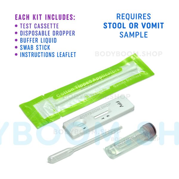 Feline Panleukopenia Parvo Distemper Ag Rapid Test for Cat FPV Virus Kit Rapid Quick At-Home A-Pet-Care One Step Complete Feces Fecal Poop Testing Best Nearby Near Me How Much Where Panleuk Panleu Pankeukop to Get Use Check Symptoms Signs Instant Results No Lab Low Cost Affordable Vet veterinarian panluk positive strip 5 10 min minutes