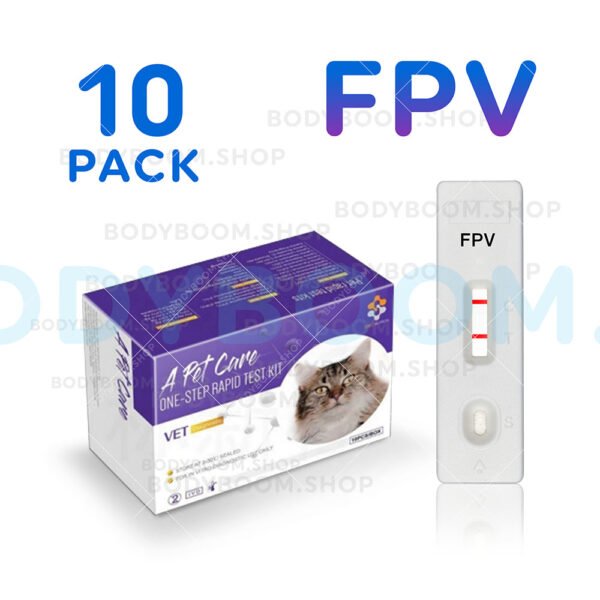 Feline Panleukopenia Parvo Distemper Ag Rapid Test for Cat FPV Virus Kit Rapid Quick At-Home A-Pet-Care One Step Complete Feces Fecal Poop Testing Best Nearby Near Me How Much Where Panleuk Panleu Pankeukop to Get Use Check Symptoms Signs Instant Results No Lab Low Cost Affordable Vet veterinarian snap strip 10-pack box panluk positive bio note