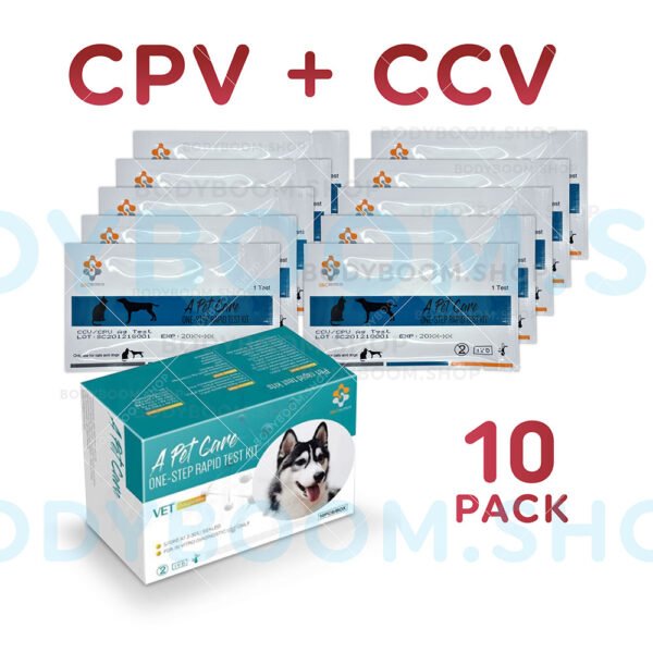 Coronavirus test for dog Corona Virus parvo canine parvovirus CCV CPV kit at-home combo 2-in-1 2-way double-strip testing antigen feces stool poop fecal Positive Negative A-Pet-Care One Step Quick instant Result Best Low Cost Near Me Nearby No Lab is to know has do tell Use Get check complete How Much where I you can Box Snap first early symptoms signs Affordable Buy do they LFIA pup puppy lateral flow cheap free fast vet veterinarian instructions accurate detection witness Petco Petsmart Amazon bionote bio note insenvo clinic covid-19 10-pack