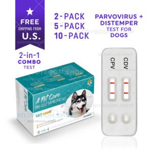 Distemper Parvo test for dog CPV CDV At-home Canine Parvovirus Ag Rapid Combo 2-in-1 2-way Testing Kit quick Positive Negative A-Pet-Care One Step instant Results Best Low Cost Near Me Nearby No Lab is Feces Fecal poop How to Use Get check complete Much Ag Box Snap bionote bio note symptoms signs Affordable strip where Buy do they cassette instructions amazon lateral flow price double