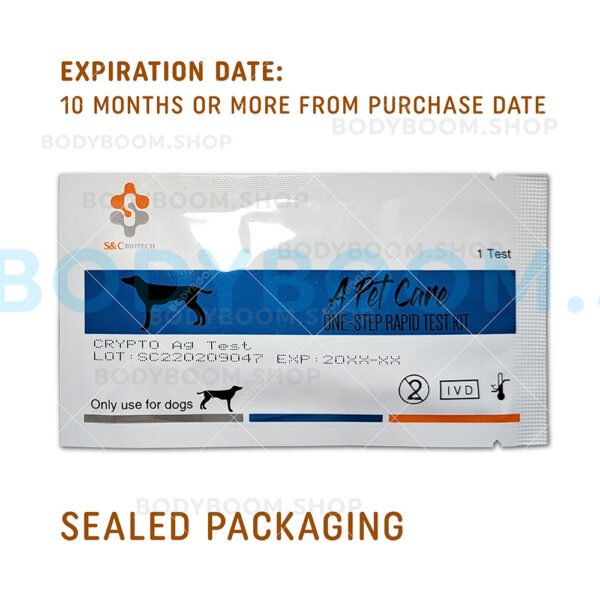 Canine Cryptosporidium Parvum Cryptosporidiosis Coccidia Coccidiosis Parasite Antigen Ag Rapid Test Kits for Dog 1 2 5 10 Pack