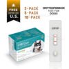 Canine Cryptosporidium Parvum Cryptosporidiosis Coccidia Coccidiosis Parasite Antigen Ag Rapid Test Kits for Dog 1 2 5 10 Pack