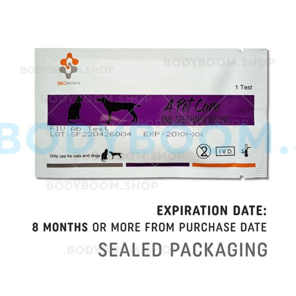 FIV Test for Cats Feline Immunodeficiency Virus Antibody Ab Rapid Test Kits at Home Expiration Date