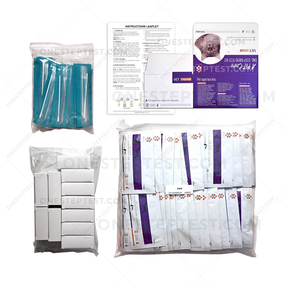 FCV test for cats Feline Calicivirus Calici Khaleesi Virus Antigen Ag Rapid at-home testing Kit 10 20 50 100 Pack Complete Serum Plasma secretions How to Use Get Low Cost Much Testing Quick No Lab A-Pet-Care One Step Nearby Near Me Instant Results Positive Negative Symptoms Signs Affordable Use Check LFIA Snap bionote bio note sample saliva anus vet veterinarian strip lateral flow cheap free fast vet veterinarian instructions diagnostic snap accurate detection witness IDEXX bionote bio note insenvo wholesale bulk factory direct shipping