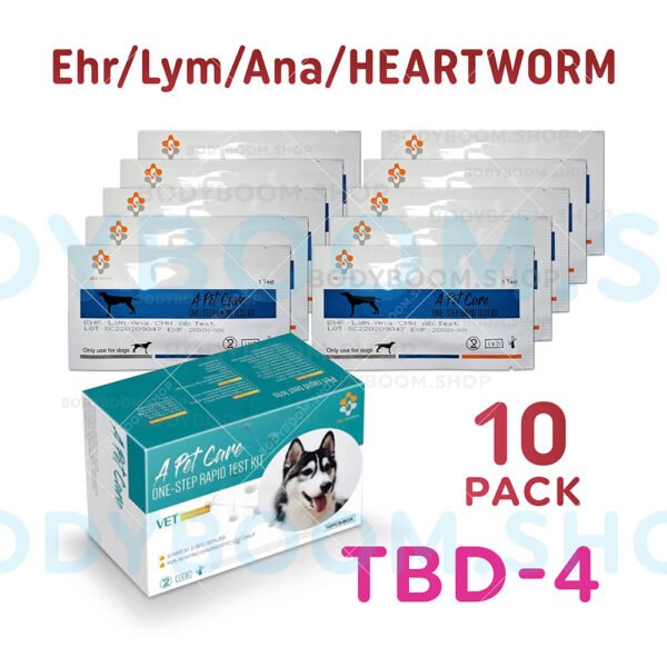 Heartworm Ehrlichia Lyme Anaplasma Tick-borne disease TBD-4 Dog Canine Rapid at-Home Test Kit Heart Worm Dirofilaria immitis A.phagocytophilum Borrelia burgdorferi anaplasmosis Canis Antibody Antigen Ag Ab Blood serum plasma Testing Combo Panel 4-in-1 4-way A-Pet-Care One Step Quick instant Results Best Low Cost Near Me Nearby No Lab is How to Use where can you Get check complete Much Box Amazon Snap bionote bio note symptoms signs Affordable strip Buy do they when ana lym ehr hw LFIA pup puppy lateral flow cheap free fast vet clinic shelter rescue veterinarian instructions accurate detection witness Petco Petsmart Amazon bionote bio note insenvo 10-pack