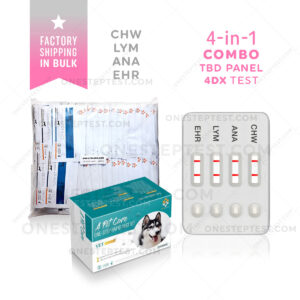 Heartworm Ehrlichia Lyme Anaplasma Tick-borne disease TBD-4 Canine Rapid at-Home 4dx Test for Dog Testing Kit 4 dx Heart Worm Dirofilaria immitis A.phagocytophilum Borrelia burgdorferi anaplasmosis Canis Antibody Antigen Ag Ab Blood serum plasma Combo Panel 4-in-1 4-way A-Pet-Care One Step Quick instant Results Best Low Cost Near Me Nearby No Lab is How to Use where can you Get check complete Much Box Amazon Snap bionote bio note symptoms signs Affordable strip Buy do they when ana lym ehr hw LFIA pup puppy lateral flow cheap free fast vet clinic shelter rescue veterinarian instructions accurate detection witness bionote bio note insenvo wholesale bulk factory direct shipping OST