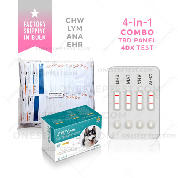 4DX Test for Dogs Canine Tick-Borne Disease At-Home Testing Kit