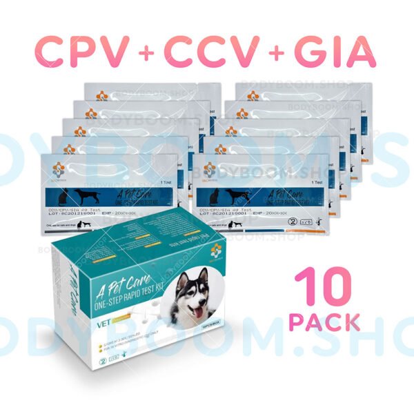 Parvovirus Giardia Corona Coronavirus Parvo Virus At-Home Test Kit for Dogs Canine Complete Ag Rapid Positive Testing Quick Results Low Cost Near Me Nearby No Lab Feces Fecal How to Use Check Get CPV CCV How Much Best Ag 10-Pack Box Amazon triple