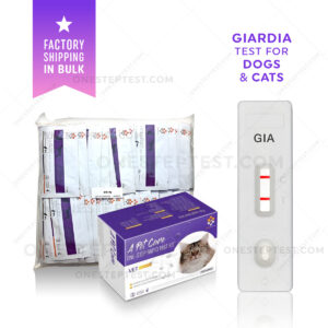 Giardia Test for Dog and Cat Rapid Canine Kit Feline Giardiasis Antigen Ag at-Home testing Feces Fecal Positive Negative A-Pet-Care One Step OST Quick instant Results Best Low Cost Near Me Nearby No Lab is serum plasma blood secretion to Use Get check complete How Much where I you can Box Snap first early symptoms signs Affordable strip Buy do they LFIA kitten pup puppy lateral flow cheap free fast vet veterinarian instructions accurate detection witness bionote bio note insenvo wholesale bulk factory direct shipping