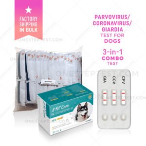 CPV+CCV+GIARDIA Test for Dogs - 3-in-1 Combo Home Testing Kit - BULK