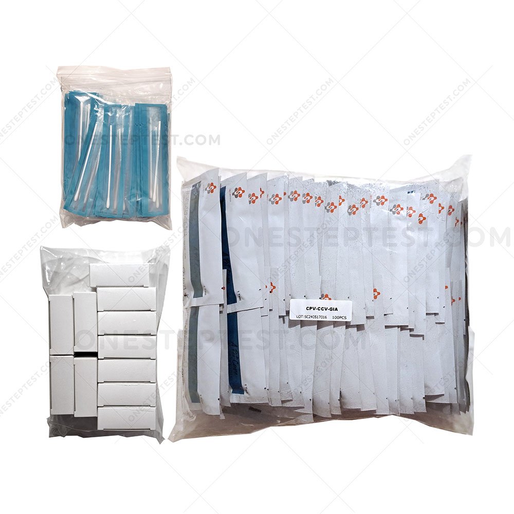 CPV+CCV+GIARDIA Test for Dogs - 3-in-1 Combo Home Testing Kit - BULK - Image 2