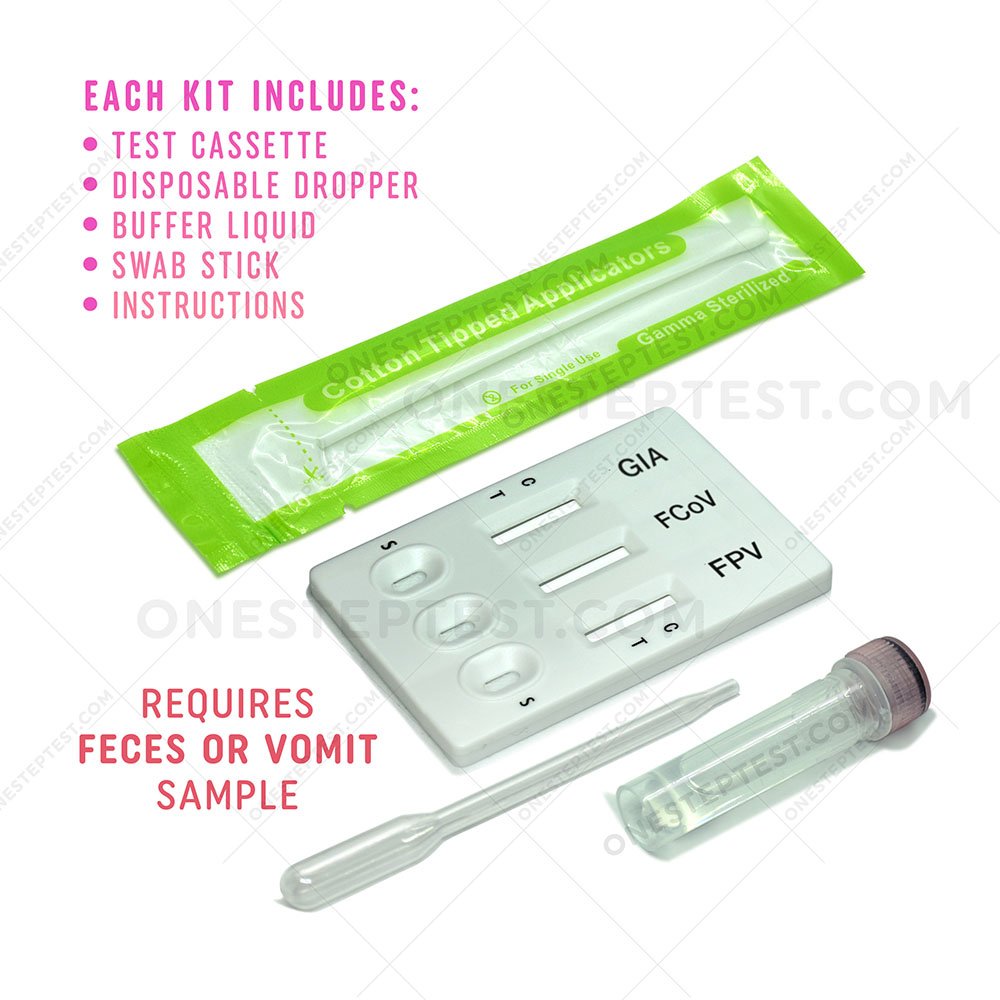 CPV+CCV+GIARDIA Test for Dogs - 3-in-1 Combo Home Testing Kit - BULK - Image 3