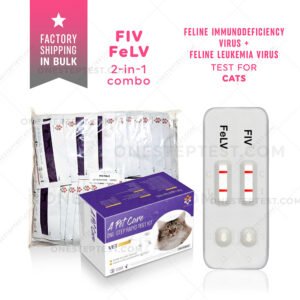 FeLV/FIV Test for Cats - 2-in-1 Combo Test Kit - BULK