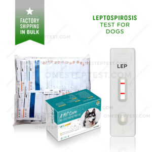 Lepto Test for Dog Canine Rapid Kit Leptospira Leptospirosis Antibody Ab at-Home Blood serum plasma Testing A-Pet-Care One Step OST Quick shap instant Results Best Low Cost Near Me Nearby No Lab is How to Use where can you Get check complete Much Box first early symptoms signs Affordable Buy do they LFIA pup puppy lateral flow cheap free fast vet clinic shelter rescue veterinarian instructions accurate detection when witness Petco Petsmart IDEXX idex bionote bio note insenvo wholesale bulk factory direct shipping