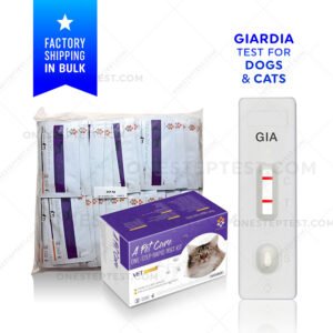 GIARDIA Test for Dogs & Cats - Home Testing Kit - BULK