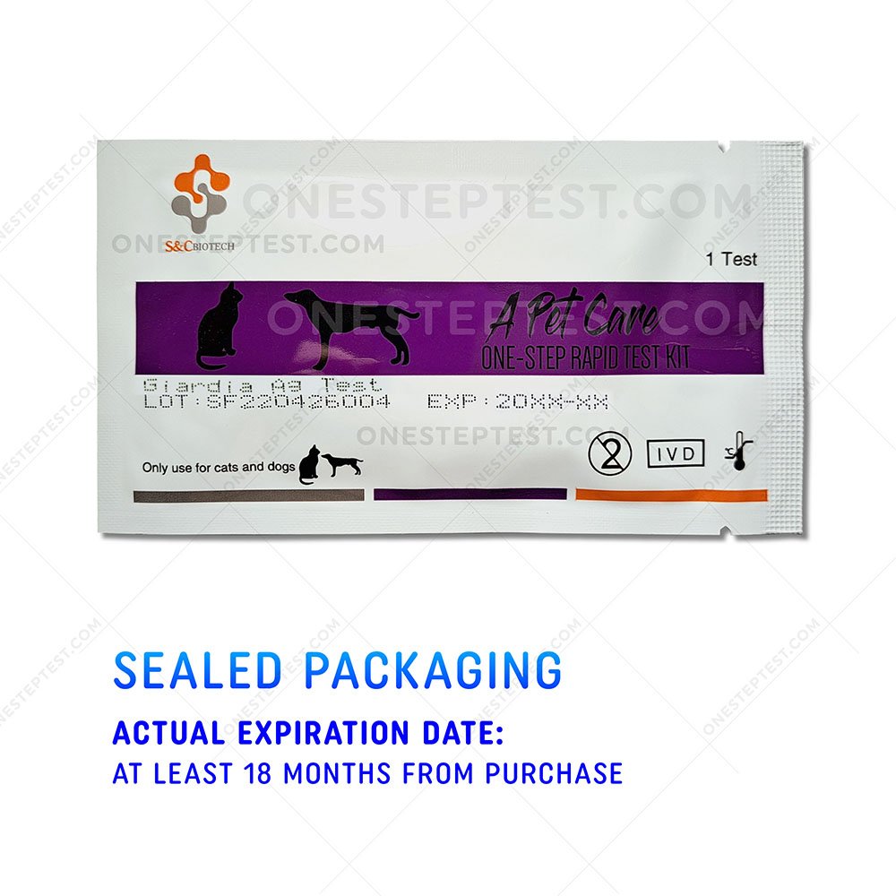 GIARDIA Test for Dogs & Cats - Home Testing Kit - BULK - Image 4